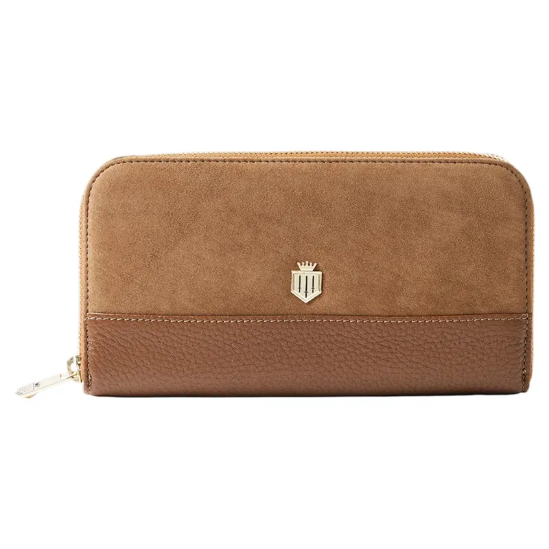 Fairfax and Favor Salisbury Purse Tan Suede
