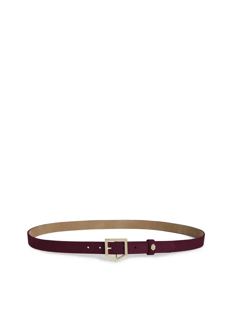 Fairfax and Favor Sennowe Belt Elderberry Suede-3