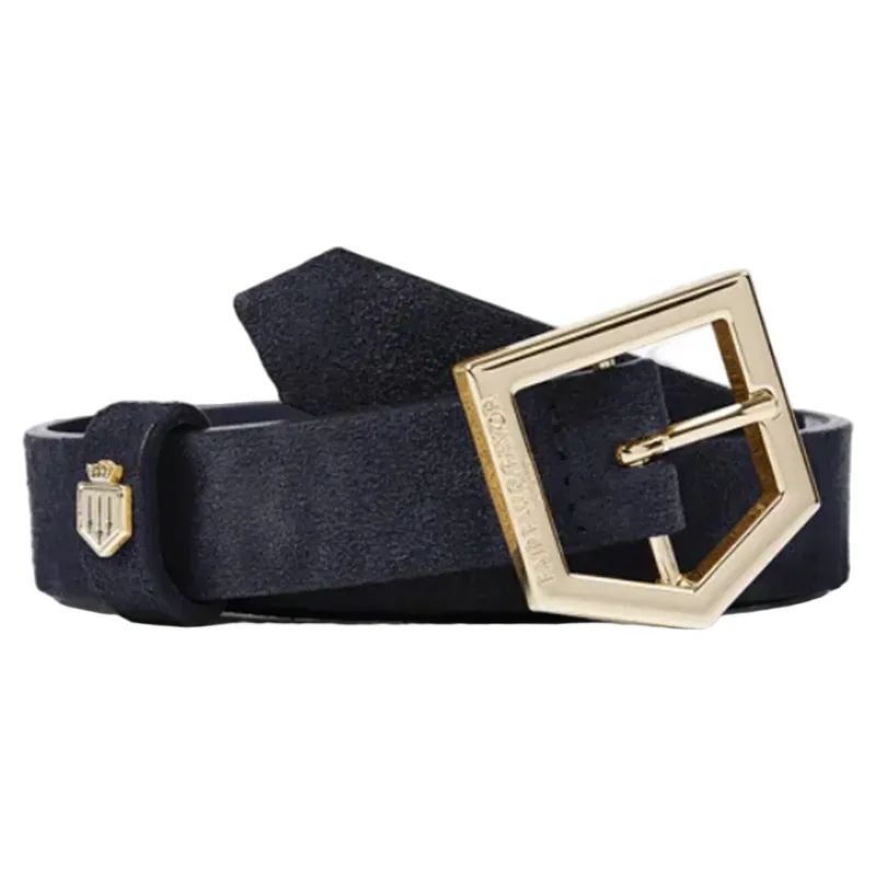 Fairfax and Favor Sennowe Belt Navy Suede