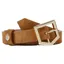 Fairfax and Favor Sennowe Suede Belt in Tan