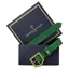 Fairfax and Favor Sennowe Suede Belt in Clover Green