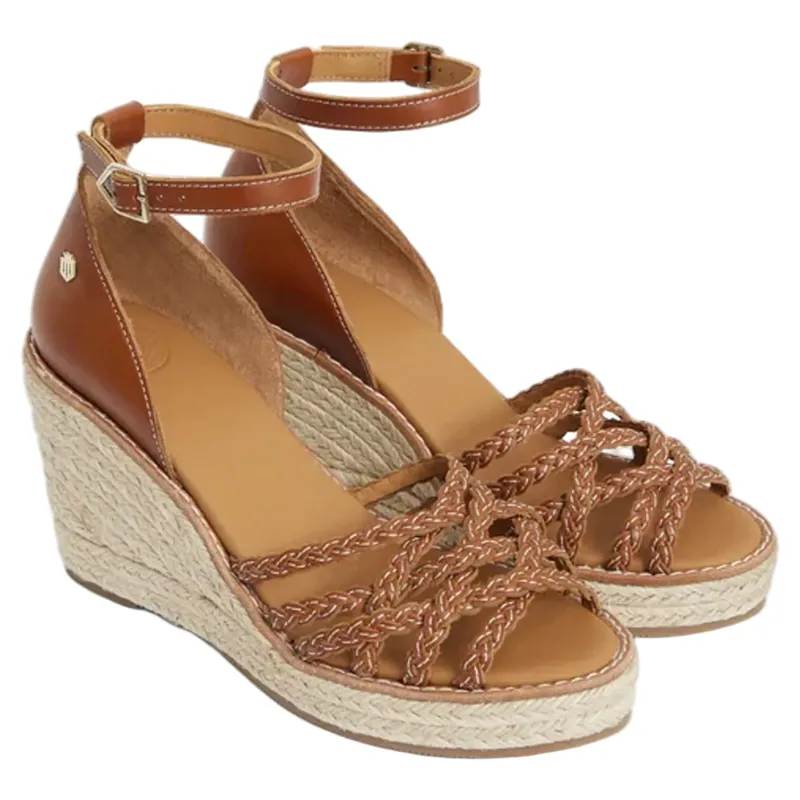 Fairfax and Favor Seville Wedge Tan Leather