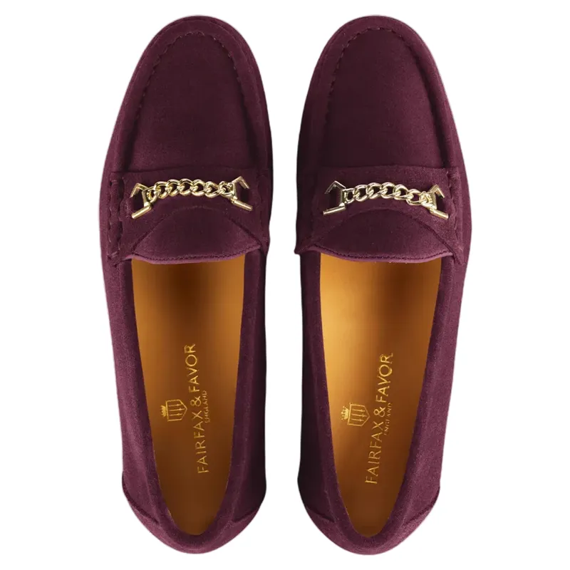 Fairfax and Favor Stockist Exclusive Apsley Elderberry Suede-3