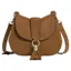 Fairfax and Favor Langham Messenger Bag in Tan Suede