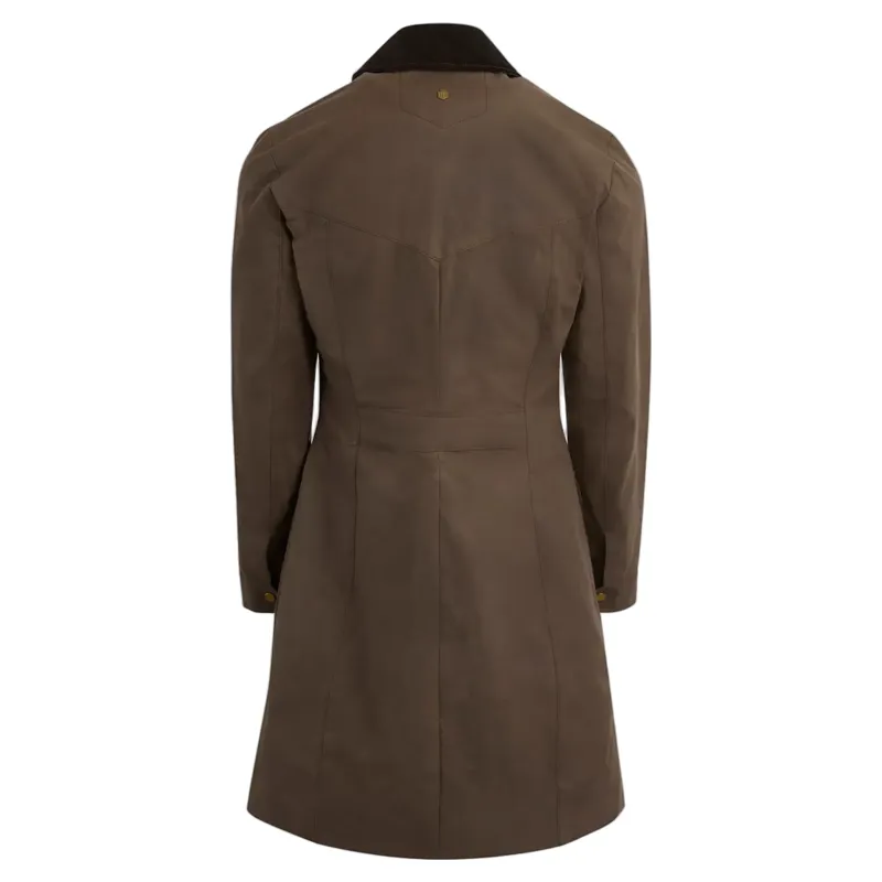 Fairfax and Favor The Violet Wax Coat Bracken-1