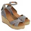 Fairfax and Favor Valencia Mid Wedge Denim Suede