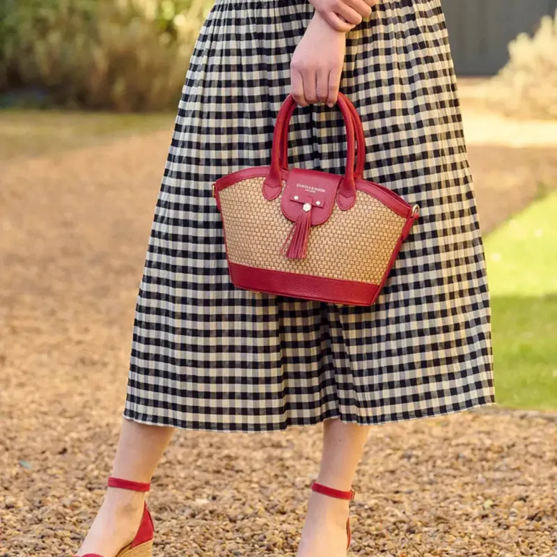 Fairfax and Favor Valencia Wedge Cherry Suede-3