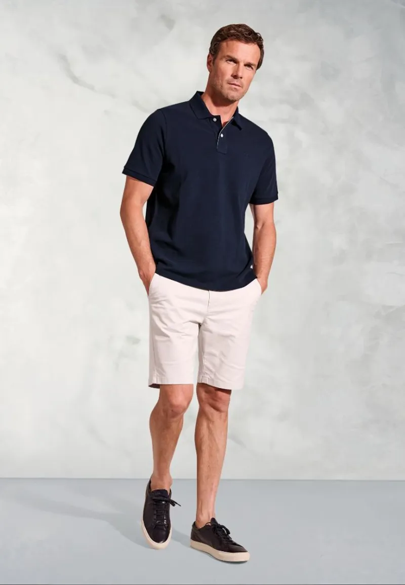 Brook Taverner Firth Pique Polo Navy-4