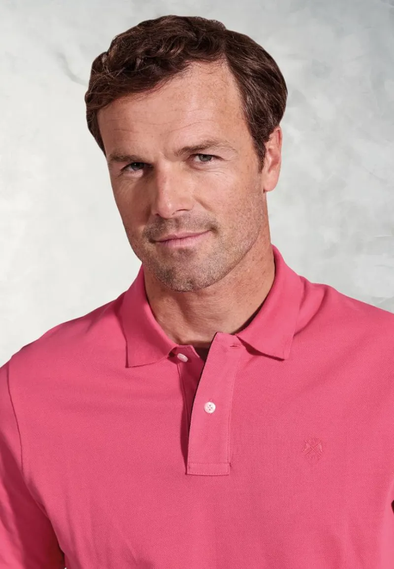 Brook Taverner Firth Pique Polo Rose-3