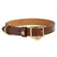 Fairfax and Favor Fitzroy Dog Collar Tan Leather