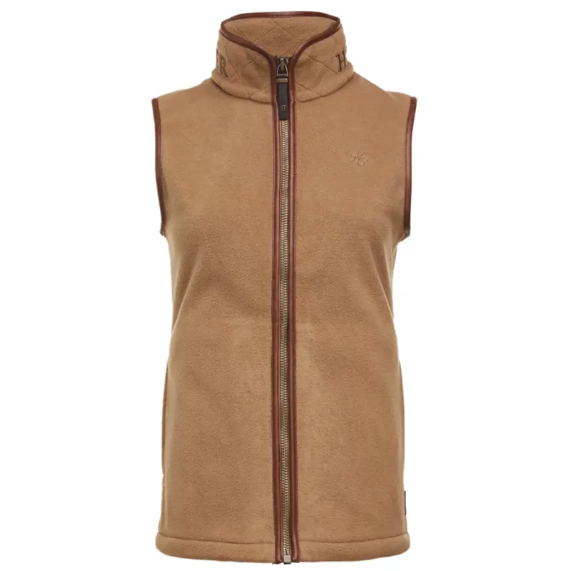 Holland Cooper Country Fleece Gilet Coffee
