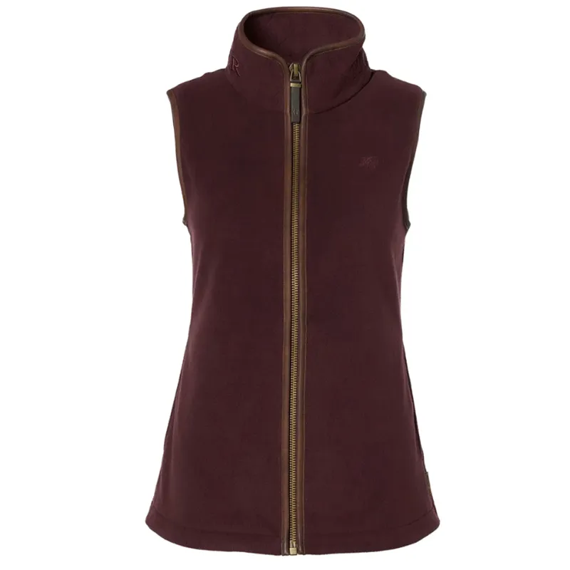 Holland Cooper Country Fleece Gilet Mulberry