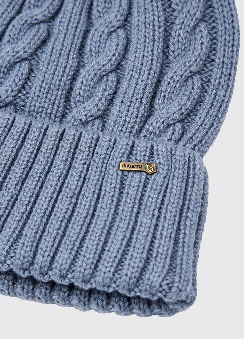 Dubarry Forester Bobble Hat Indigo-1