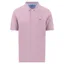 Fynch-Hatton Basic Cotton Textured Polo Shirt in Magnolia