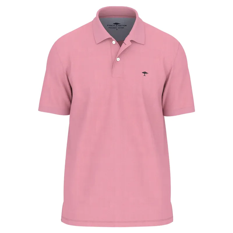 Fynch-Hatton Basic Polo Shirt in Peony