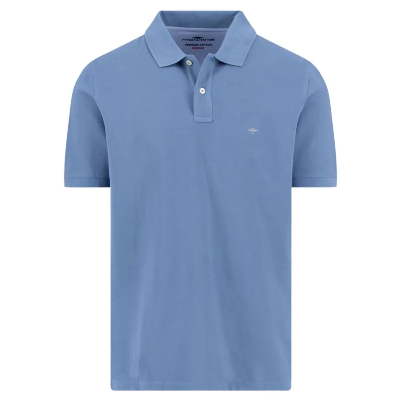 Fynch-Hatton Basic Polo Shirt in Summer Breeze