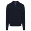 Fynch-Hatton Fine Knit Zip Cardigan Navy