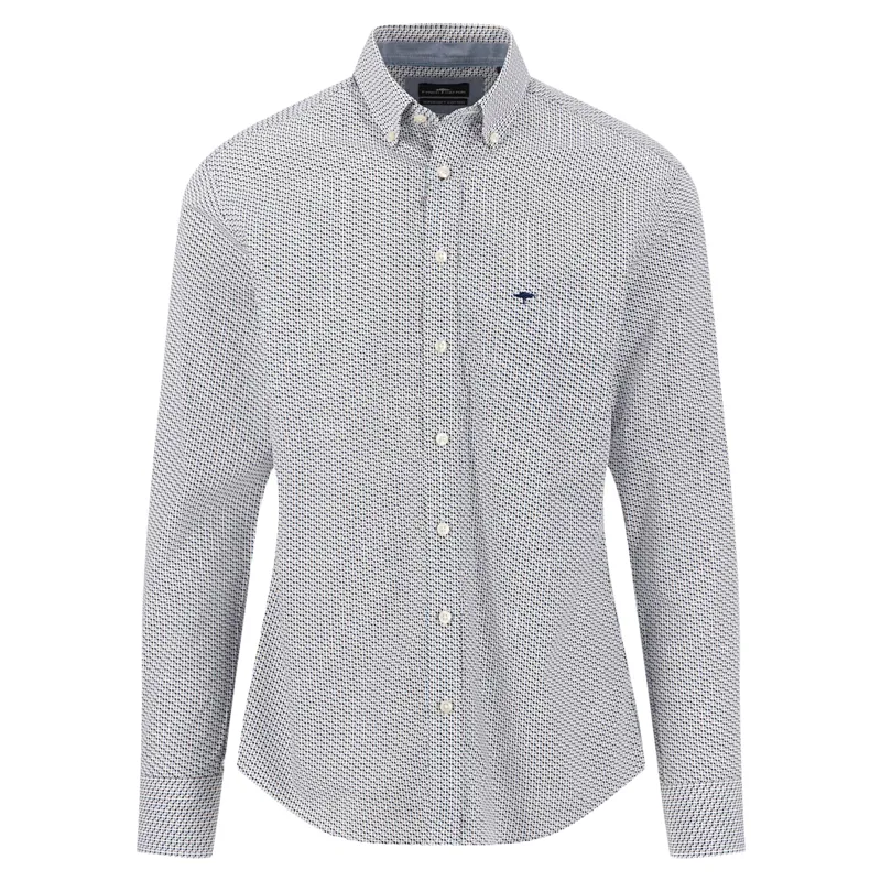 Fynch-Hatton Graphic Flower Cotton Shirt in Floral