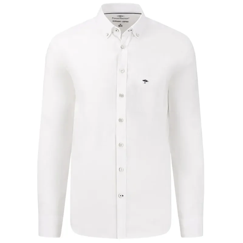 Fynch Hatton All Season Oxford Shirt White