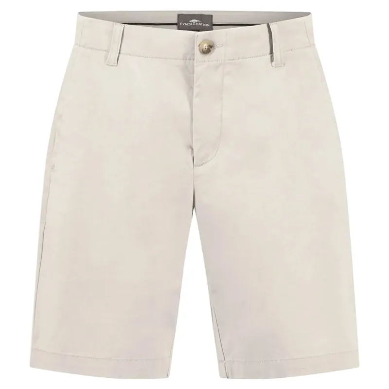 Fynch-Hatton Summer Stretch Bermuda Shorts in Stone