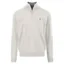 Fynch-Hatton Superfine Troyer-Zip Cotton Stand-Up Collar in Winter White