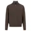 Fynch-Hatton Troyer Zip Merino Cashmere in Dark Chocolate