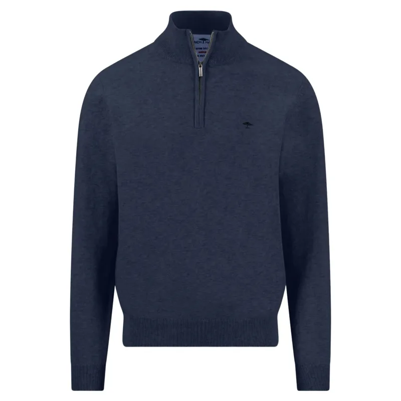 Fynch-Hatton Troyer Zip Superfine in Ink Blue