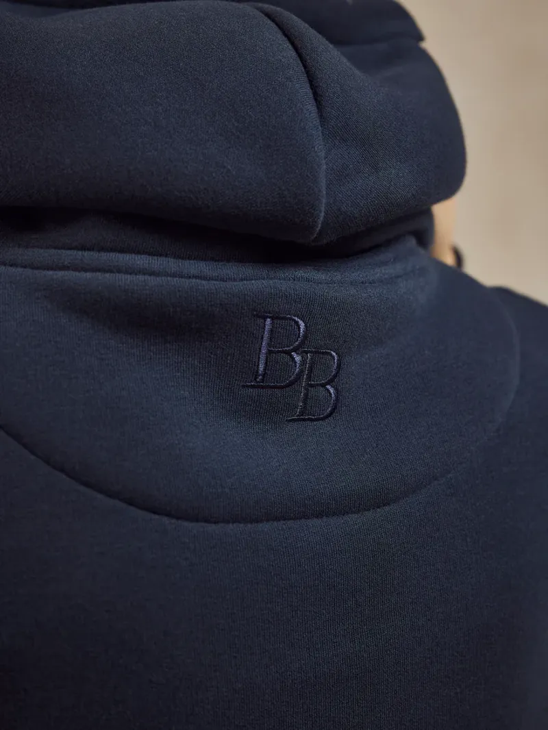 Beaumont and Bear North Sands Unisex Hoodie Washed Navy-5