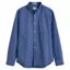 Gant Classic Poplin Stripe Shirt in College Blue