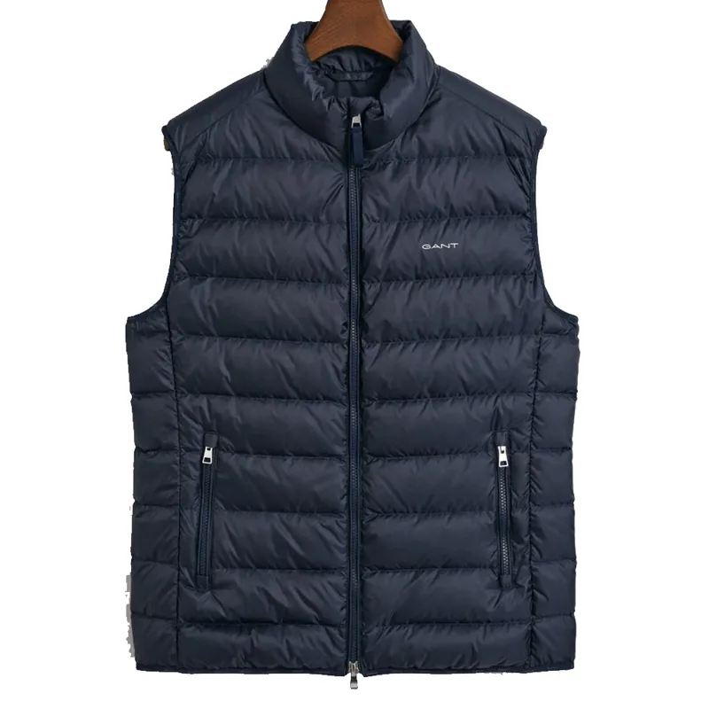 Gant The Light Down Gilet Evening Blue