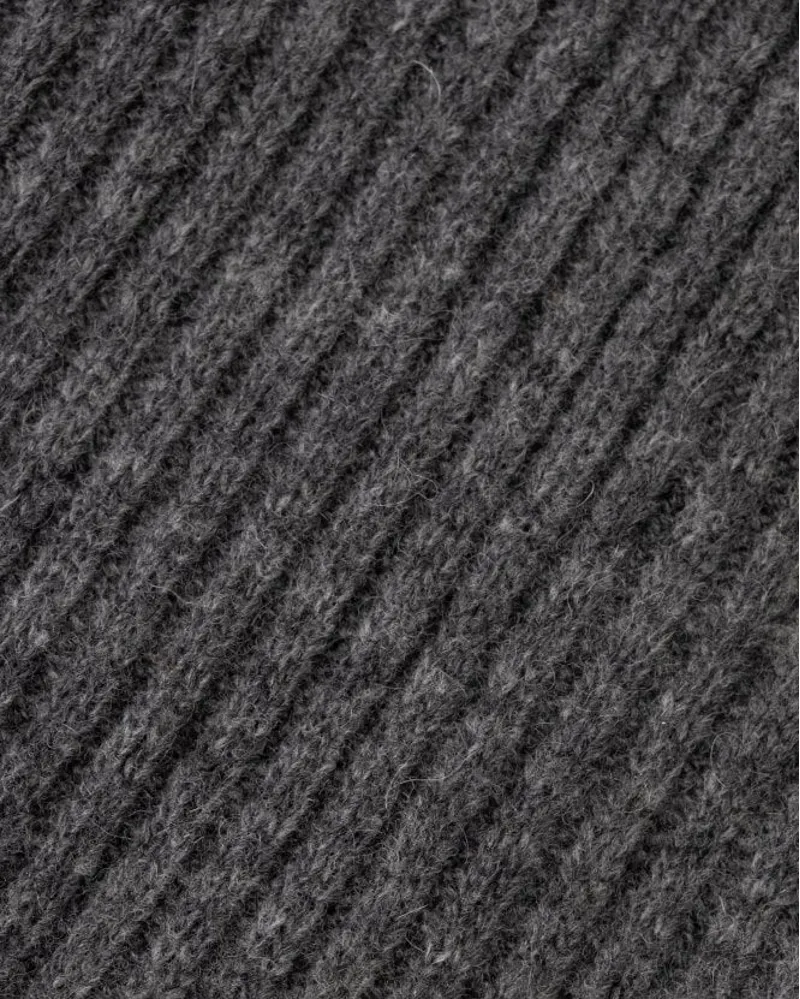 Gant Beanie and Scarf Gift Set Charcoal Melange-3