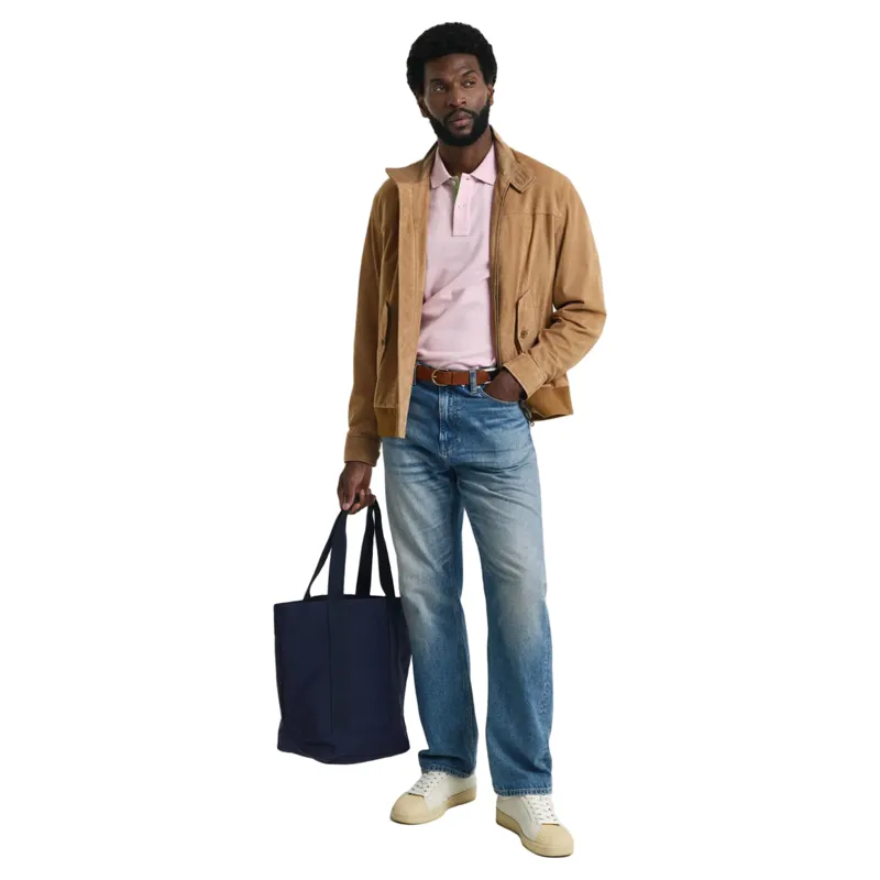 Gant Reg Contrast Pique SS Polo California Pink-4