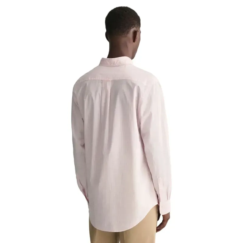 Gant Reg Poplin Gingham Shirt Light Pink-2