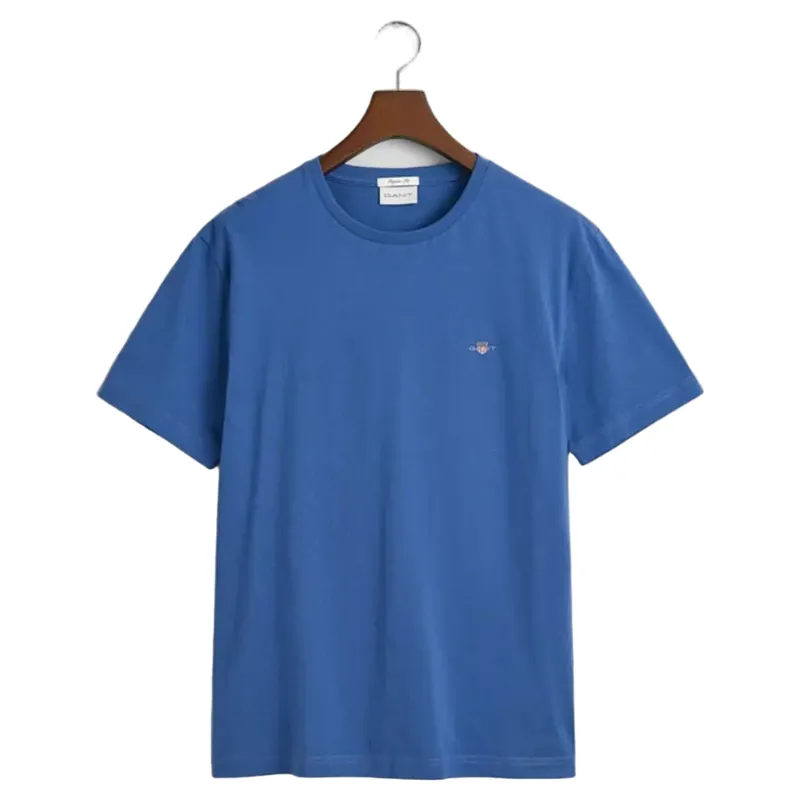 Gant Reg Shield SS T-Shirt Vintage Blue