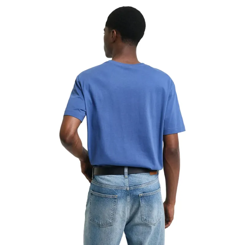 Gant Reg Shield SS T-Shirt Vintage Blue-2