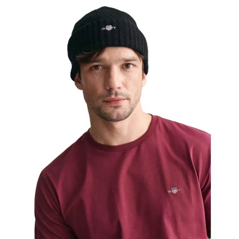Gant Reg Shield SS T-Shirt Wine Red-4