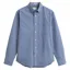 Gant Regular Classic Poplin Gingham Shirt in College Blue