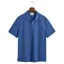 Gant Regular Fit Shield Pique Polo Shirt Vintage Navy