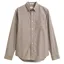 Gant Regular Poplin Stripe Shirt in Faded Taupe
