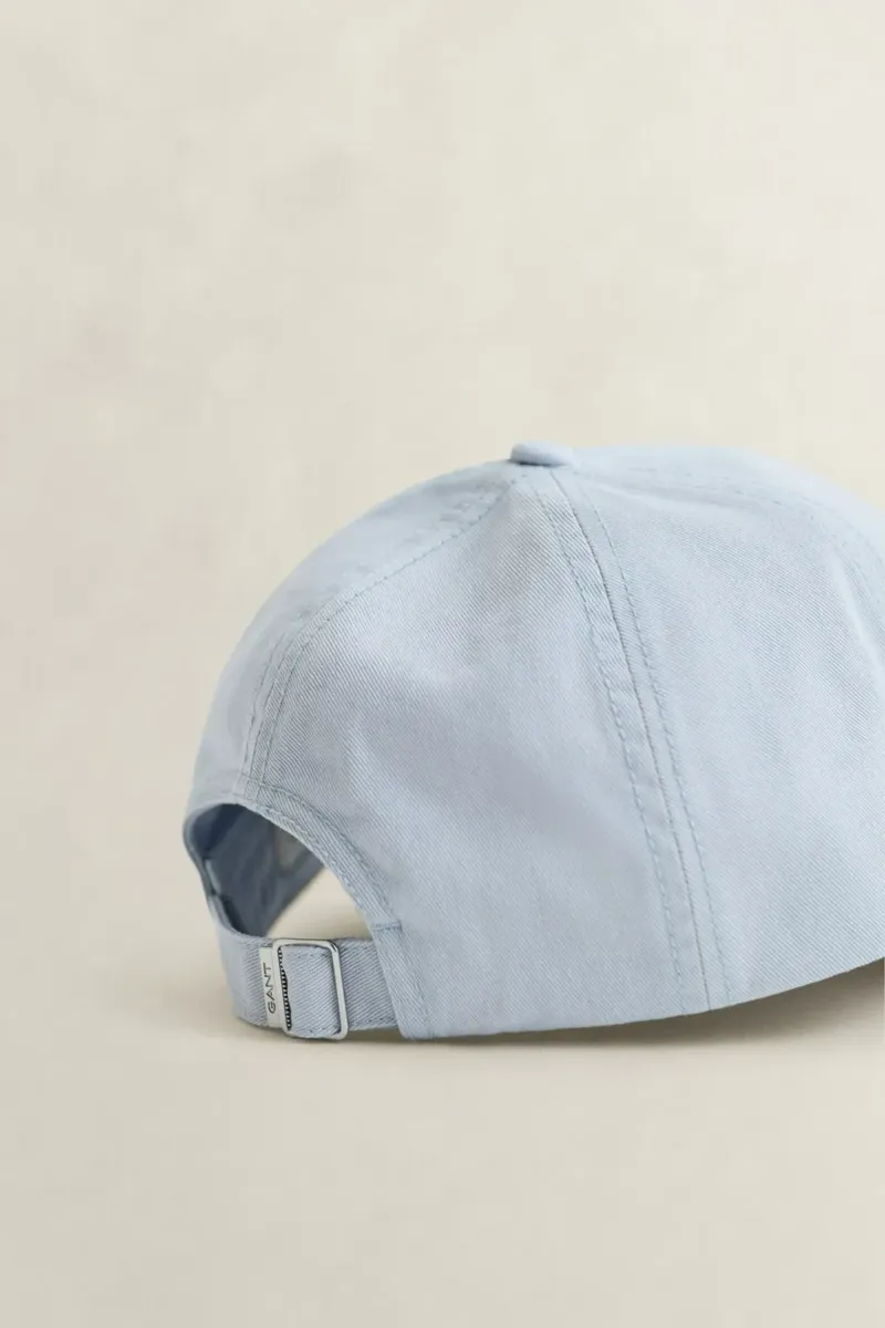 Gant Shield Cotton Twill Cap in Muted Blue-2