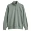 Gant Shield Half Zip Sweatshirt in Ceramic Grey