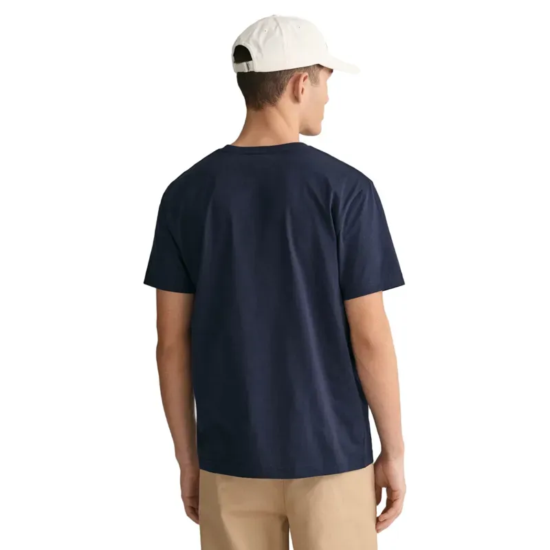 Gant Shield T-Shirt Evening Blue-2