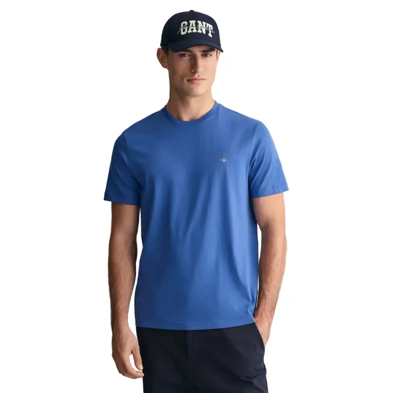 Gant Shield T-Shirt Rich Blue-1