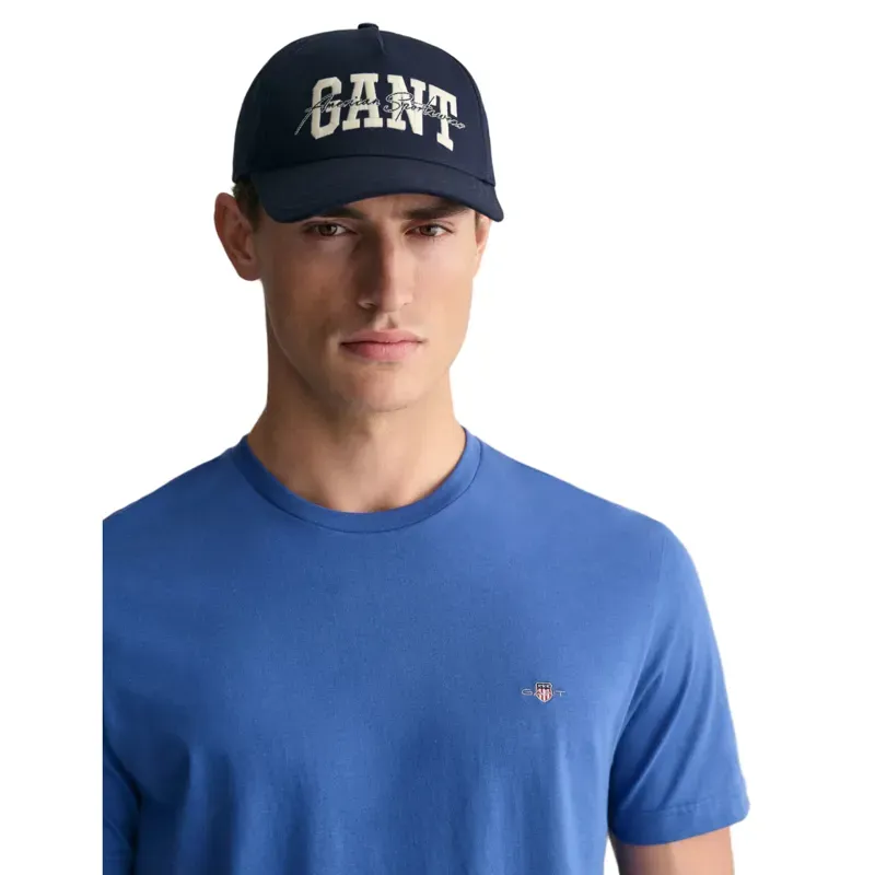 Gant Shield T-Shirt Rich Blue-3