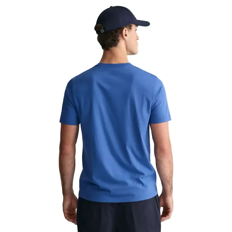 Gant Shield T-Shirt Rich Blue-4