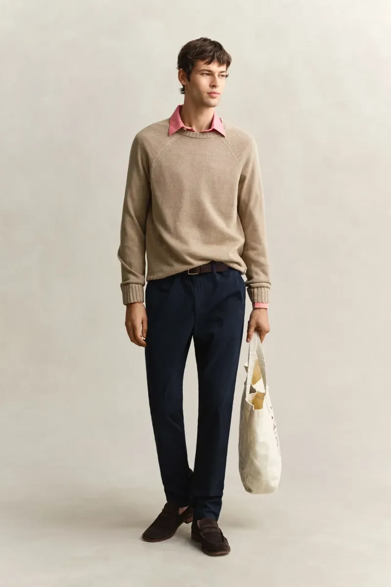 Gant Slim Classic Chinos in Evening Blue-2