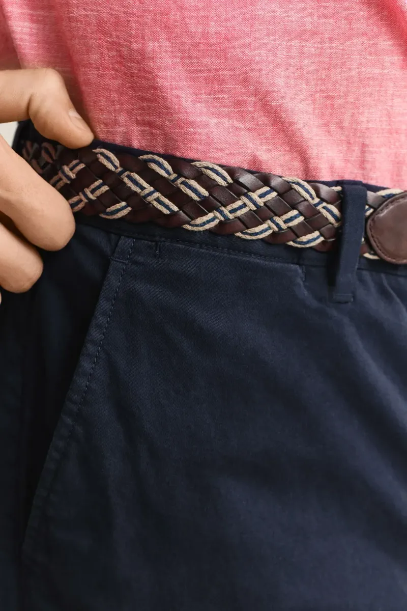 Gant Slim Classic Chinos in Evening Blue-4