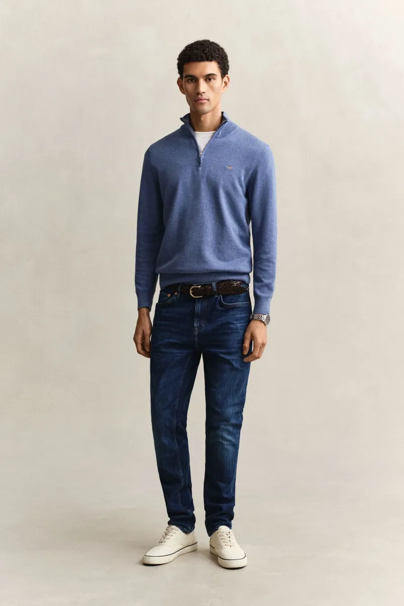 Gant Slim Fit Jeans in Mid Blue Worn In-1