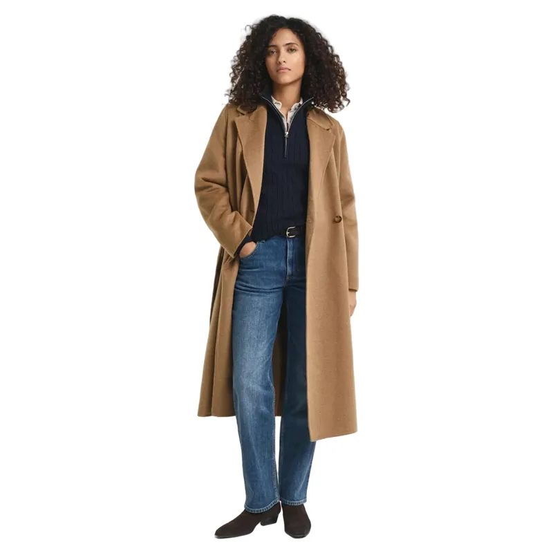 Gant Stretch Cotton Cable Half Zip in Evening Blue-4