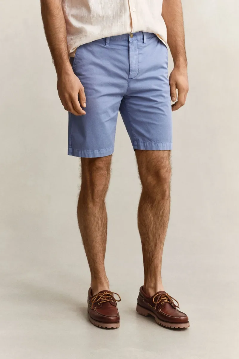Gant Sunfaded Chino Shorts in Faded Denim-2